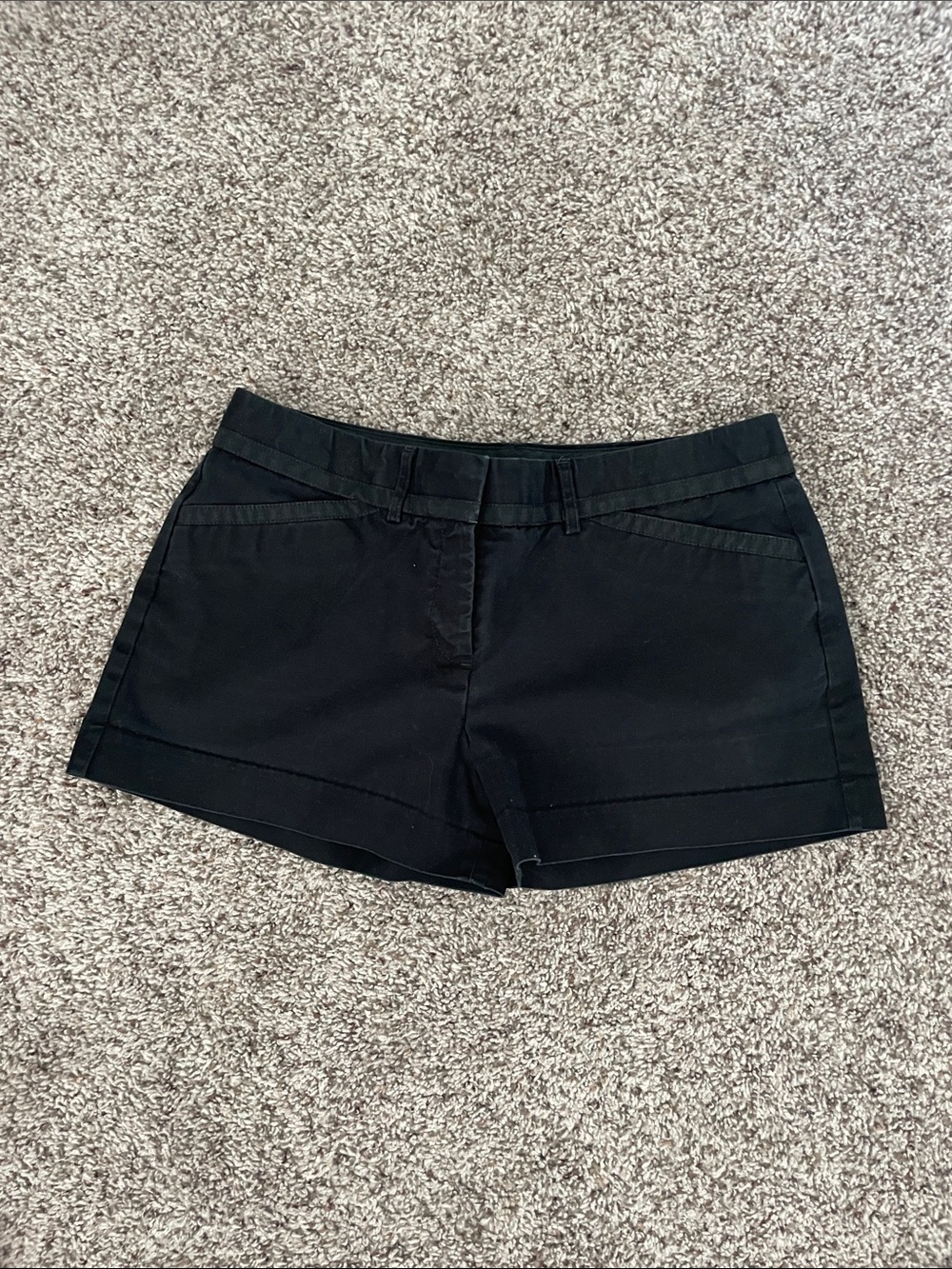 Express Women's Black Low Waist Tailored Shorts